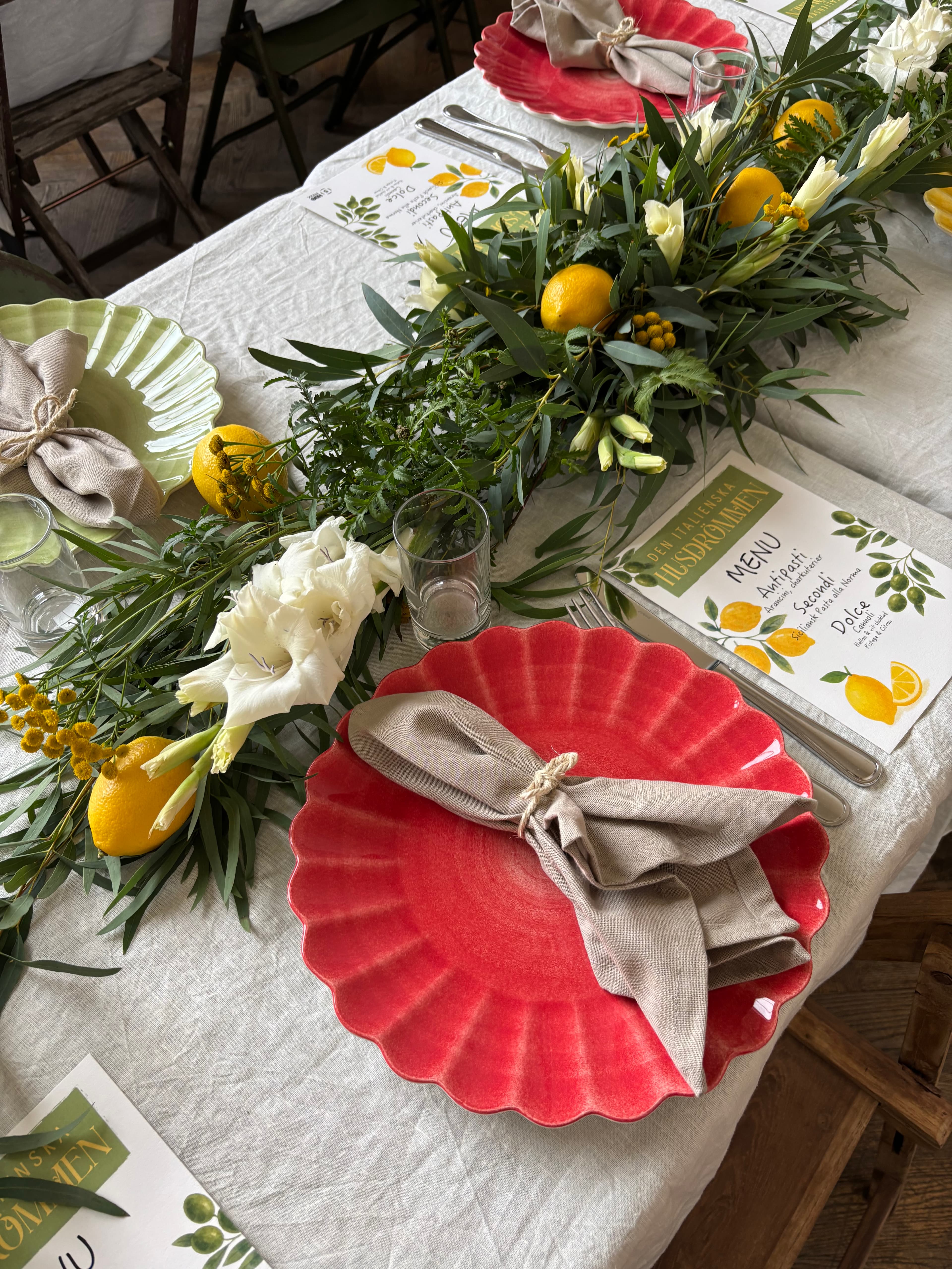 Citrondukning ovanifrån